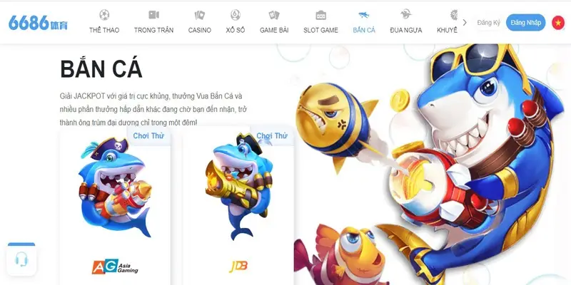 Trò chơi săn cá được nhiều người yêu thích