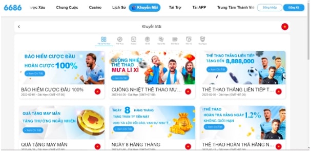 Lý do bet thủ nên đăng ký 6686
